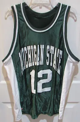 VTG Mateen Cleaves # 12 Michigan State Spartans NCAA Basketball Jersey Large • $49.99