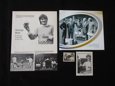 £3.99 • Buy GEORGE BEST - Manchester United: Ballon D'Or  Winner - Football Book Cuttings