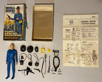 VINTAGE Marx 1968 General Custer Fort Apache Fighters All Accessories • $126