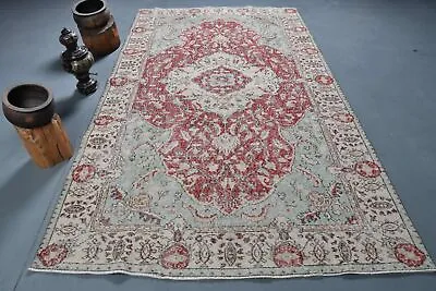 Turkish Rug Oriental Rug Vintage Rug 5.6x9.9 Ft Large Rugs Antique Rug • $164.19