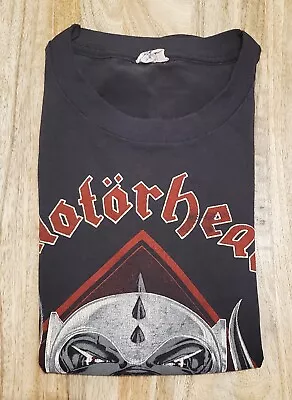 Vintage 1985 Motorhead 10th Anniversary World Tour T Shirt M + Promo CD • $225