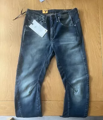 G-Star 'RAW ESSENTIAL RE ARC 3D TAPERED' Dark Aged Jeans Size W27 L34 AU9 • £59.95