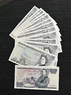 💯 Old £5 Five Pound Note Bank Of England/ Unc / Genuine. • £19.99