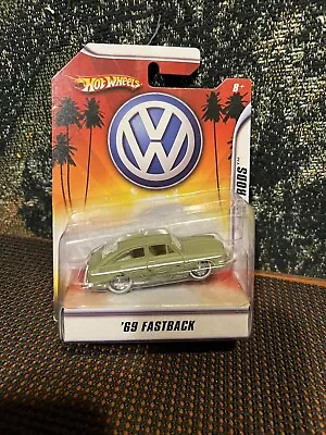 Hot Wheels VW Rat Rods 1969 Fastback Green • $11.70