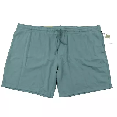 Goodfellow & Co Mens Big & Tall Size 5XL Knit Shorts Pockets Drawstring Teal • $7.99
