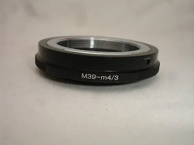 Leica M39 39MM Lens To M4/3 Adapter Olympus E-P1 E-P2 E-P3 E-PL1 E-PL2 E-PL3 • $8.40