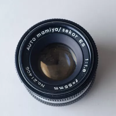 Mamiya Sekor ES 55mm F1.8 Manual Focus Wide Angle Prime Lens • $49.99