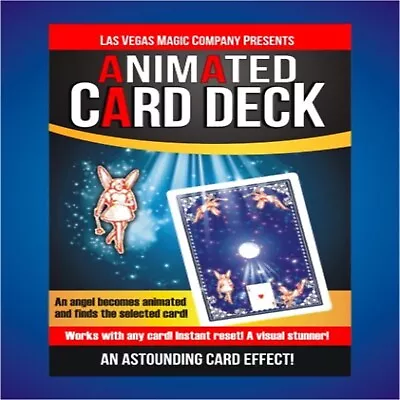 Animated Card Deck Magic Trick - Any Chosen Card Revealed - Really! - US Seller • $9.95