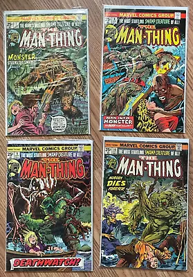 Man-Thing #10 7 8 9 **FOUR COMIC LOT!** - 1974 -MARVEL COMICS • $16