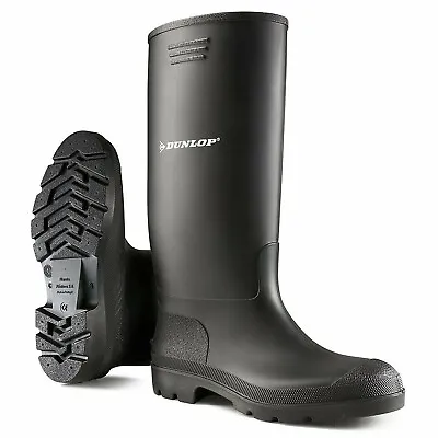 £13.95 • Buy Dunlop Wellies Wellingtons Mens Womens High Calf Rain Muck Boots Shoes Size 7-13