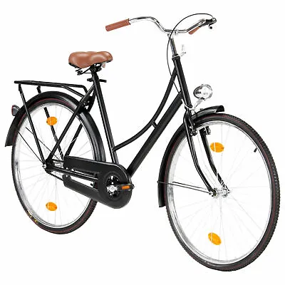 Unisex Steel City Bike Bicycle 28 Inch Wheels V Brake And Coaster Brake D N9O4 • £639.57