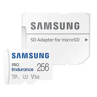 Samsung Pro Endurance 256GB 100MB/s UHS-1 C10 Micro SD Memory Card With Adapter • $92.99