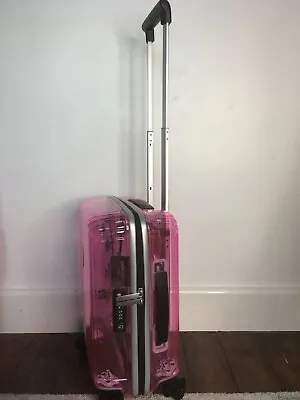 BNIB 45cm Samsonite Cabin Case Pink Barbie RRP £265 Transparent Suitcase Trolley • £150