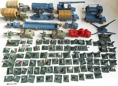 Painted 1/72 WW2 RAF Personnel And Vehicles. Airfield. Airfix Plastic Soldiers. • £29.50
