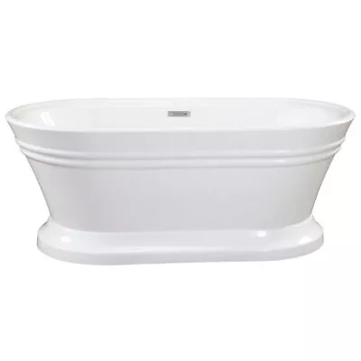 Altair Design Solace 59  X 30  Freestanding Soaking Acrylic Bathtub In White • $973.99