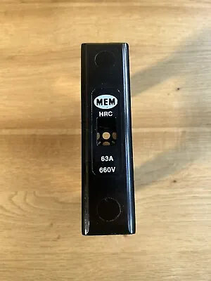 MEM Exel 63 Amp HRC Fuse Carrier Holder 660V • £14.99