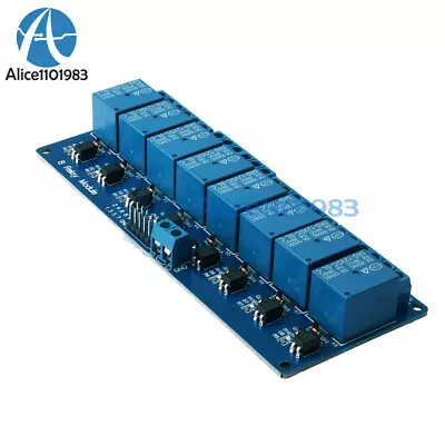 DC5V 12V Relay Module Optocoupler Isolation Relay Board Output 4way 8way Output • $5.48