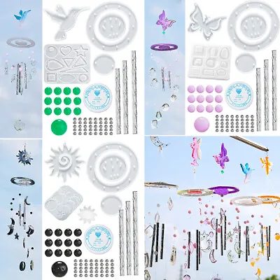 £7.59 • Buy Silicone Resin Casting Mold Hummingb Pendant Wind Chimes Making Kit Epoxy Mould