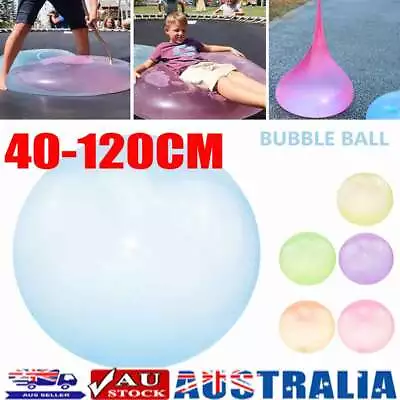 40-120cm Super Soft Wubble Bubble Ball Toy Firm Ball Stretch Bubble Big Balls NV • $8.56