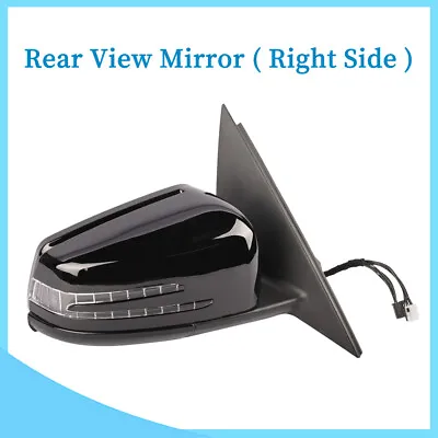 For Mercedes C300 C350 C63AMG RH Heated Power Rear View Mirror 12-14 2048101876 • $75.99