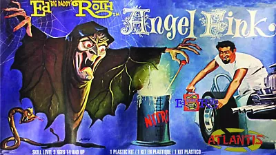 Ed Big Daddy Roth Angel Fink Witch Plastic Model Kit Atlantis Models • $23.99