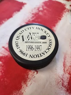 Quad City Hockey Association 1996-1997 Offical Puck QCHA Great Condition  • $24.99