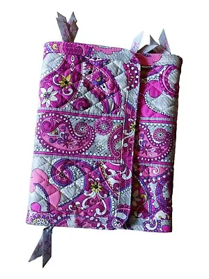 Vera Bradley Jewelry Folio Zipper Pockets Travel Organizer Makeup Bag Paisley • $30