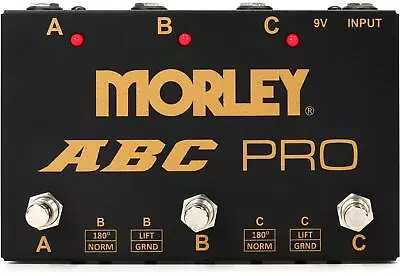 Morley ABC Pro 3-Button Switcher/Combiner Pedal • $279