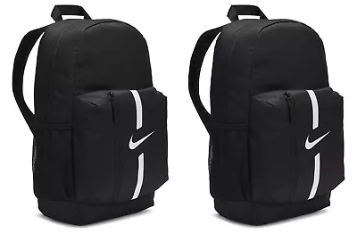 Nike Academy Backpack Team Kids School Bag Sports Gym Laptop Backpacks Black • £24.99