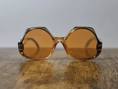 Vintage Marwitz Oversized Acetate Eyeglasses Frame Made In Germany 52/18 #110 • $45