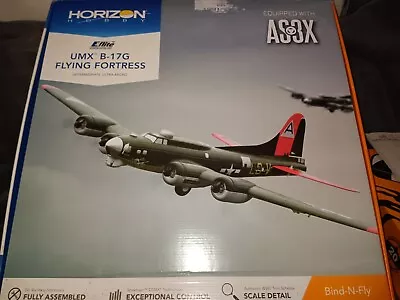 E-Flite UMX B-17G Flying Fortress With AS3X Battery Charger & Brand New In Box • £185