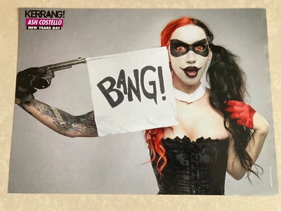 £3.49 • Buy Ash Costello/Vic Fuentes Double Sided Poster - Kerrang! - New Years Day