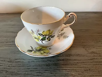 Vintage Tea Cup And Saucer Regency Bone China Made In England • $15