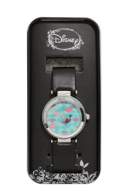 $23.37 • Buy Disney The Little Mermaid Ariel Swim Scales Bling Faux Leather Strap Watch