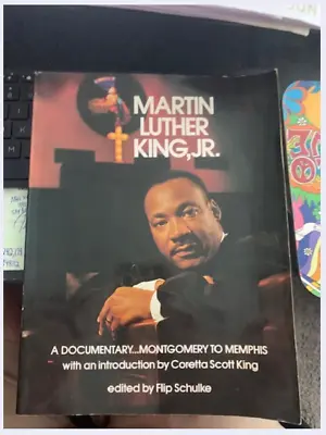 Coretta Scott King Signed Autographed MARTIN LUTHER KING A DUCUMENTARY Book • $199.99