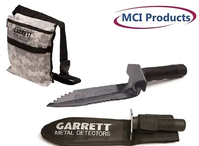 New Garrett Edge Metal Detector Digger Trowel W/ Camo Diggers Pouch • $48.68