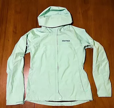 Marmot Minimalist Gore Tex Rain Jacket Women’s Waterproof XS Mint Green • $59