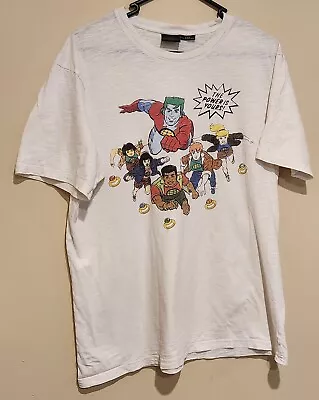 Captain Planet TShirt Cartoon Network Retro Style Cotton On Rare Sz L Preowned  • $50