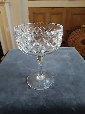 EDINBURGH CRYSTAL E&L WINE GOBLET GLASS  13.5cm Tall • £12.99