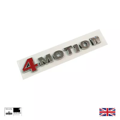 £13.98 • Buy 4Motion Boot Badge For VW Golf Tiguan Passat Touareg Trunk Emblem