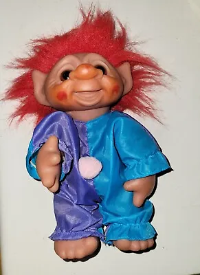 Norfin Clown Dam Things Troll Doll Denmark 1977 Vintage • $35