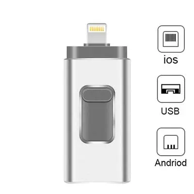 2TB 1tb OTG USB 3.0 Flash Drive Memory Photo Stick For IPhone 14 13 11 X 12 IPad • £9.99