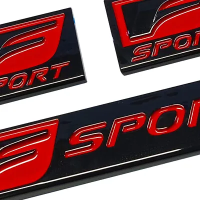 3PCS 3D F-Sport Emblem Side Fender Tailgate  Badges Roof For IS250 350 GS35 450 • $16.99