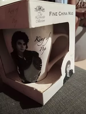 Michael Jackson King Of Pop Coffee Mug New In Box • $9.65