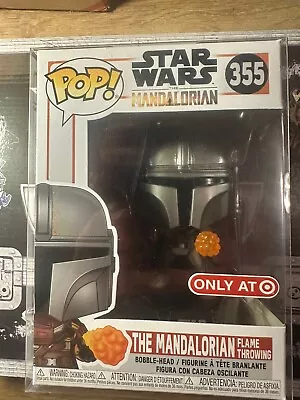 Funko Pop! Vinyl: Star Wars - The Mandalorian Flame Throwing (Metallic) - Target • $13