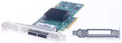 LSI SAS9200-8e 8-Port External HBA PCIe P20 IT Mode For ZFS TrueNAS Both Bracket • $40.46