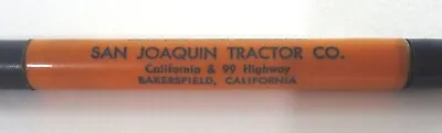 Vintage Bakersfield San Joaquin Tractor Advertising Pencil Kern County CA 1950s • $38.78