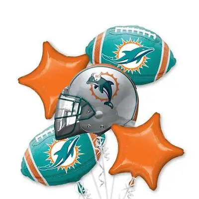 Miami Dolphins NFL Anagram Balloon Bouquet Birthday Decoration Football • $14.99