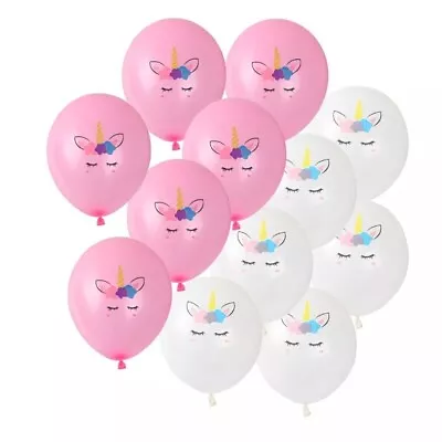 $14.99 • Buy Unicorn Balloon Set Party Supplies Kids Girls Birthday Decoration