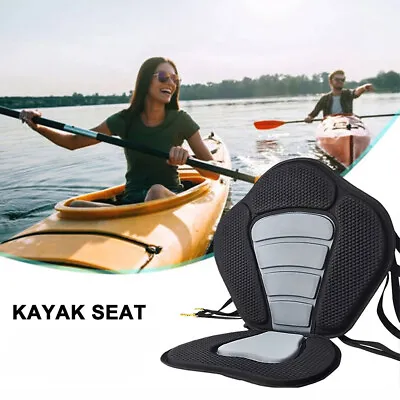 £21.99 • Buy Canoe Backrest Seat Support Padded Kayaking Adjustable Kayak Seat Paddle Cushion